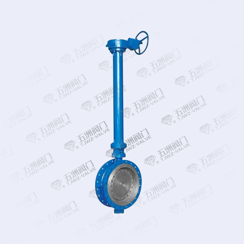 Worm Gear Extension Rod Butterfly Valve
