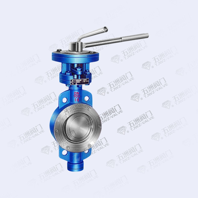 Worm Gear Anti-theft Wafer Butterfly Valve