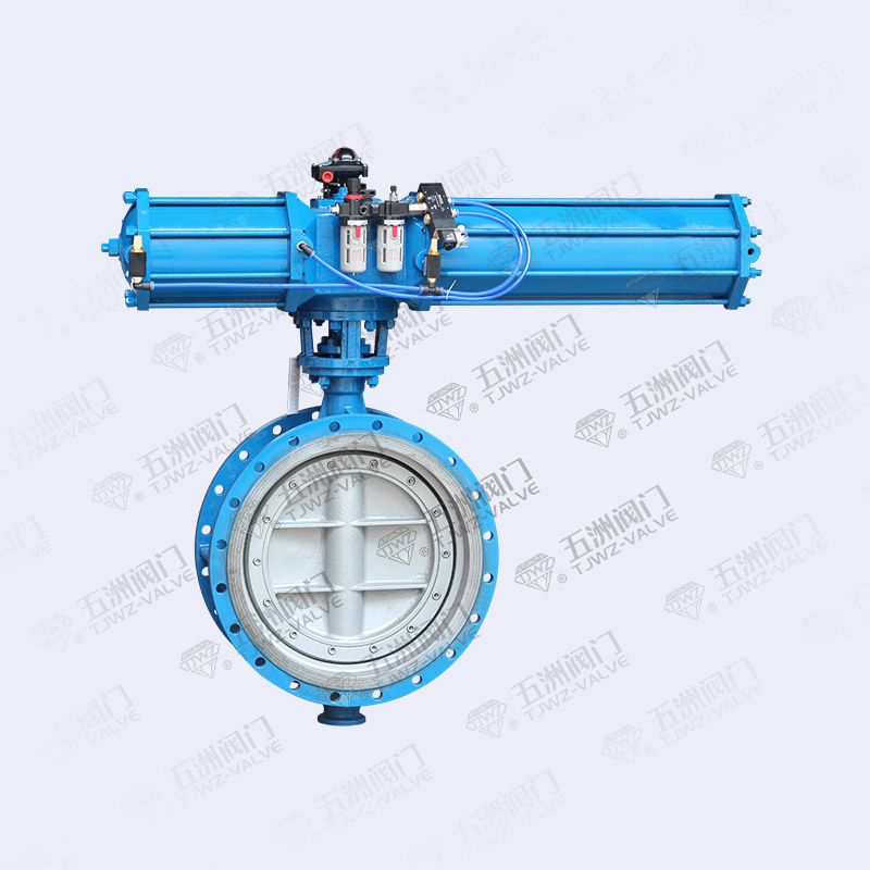 Pneumatic Flanged Butterfly Valve-2